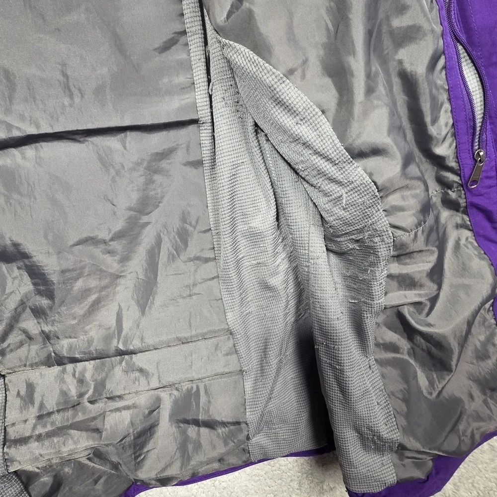 Women Marmot Lightweight Windbreaker Full‎ Zip Jacket Eize Large Purple Coat - Picture 6 of 11